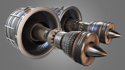 commercial jet engine